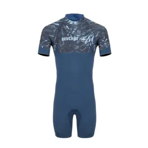 Kort pak met ritssluiting op de rug Beuchat Atoll 2mm