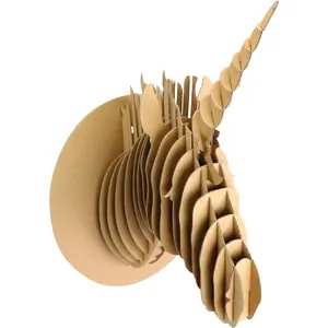 Creative activities cardboard unicorn trophy Bi2L image-0