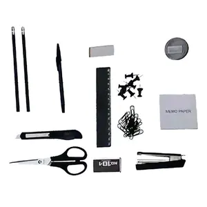 Set of 12 rotating desk organizers with accessories BIC image-1