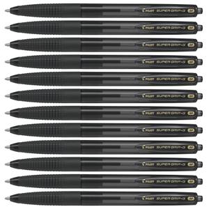 041197-lot-de-12-stylo-a-bille-bic-pilot-super-g-noir-tu