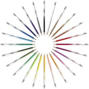 case of 12 erasable colored pencils BIC image-2