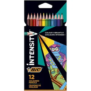 Scatola di 12 matite colorate BIC Intensity image-1