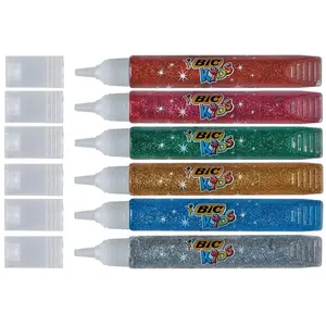 Creative activities with 6 glitter stickers BIC image-1