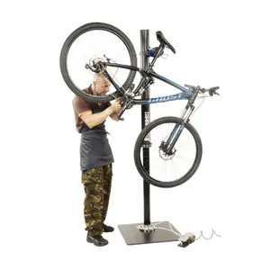 Professional bicycle repair stand with pneumatic lift BiciSupport image-1