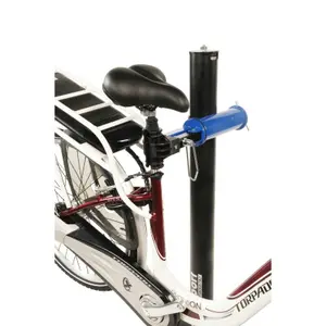 Professional bicycle repair stand with pneumatic lift BiciSupport image-3