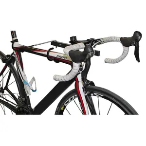 Fahrradhalterung an Wand oder Decke mit 2 Haken für 1 Fahrrad BiciSupport image-1