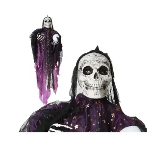 Décoration d'halloween squelette sorcière BigBuy Home image-0