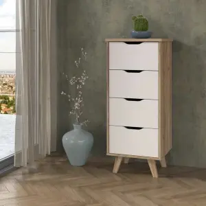 Kommode mit Schubladen Eiche BigBuy Home Vankka image-1