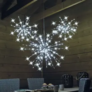 Led light garland fireworks BigBuy Home image-1