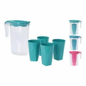 Set di caraffe con bicchieri BigBuy Home (x5) image-0