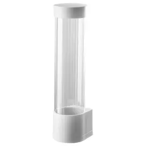 Plastic glass dispenser BigBuy Home image-0