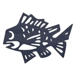 Metal fish frame BigBuy Home image-0