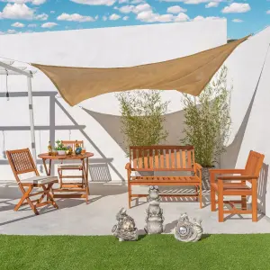 Tenda da sole quadrata in polietilene BigBuy Home image-2
