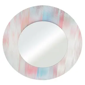 Glass wall mirror BigBuy Home image-0