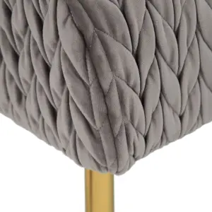 Siedzisko z tkaniny syntetycznej i metalu BigBuy Home image-5