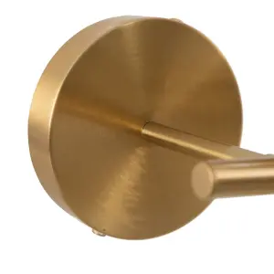 Szklana i metalowa lampa ścienna BigBuy Home image-2