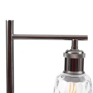 Lampada da tavolo in metallo vetro marmo ferro BigBuy Home image-2