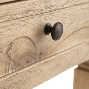 Mindi wood bedside table BigBuy Home 50 x 32 x 72 cm image-5