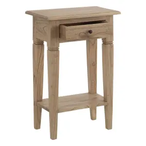 Mindi wood bedside table BigBuy Home 50 x 32 x 72 cm image-1
