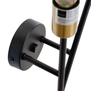 Metalowa lampa ścienna BigBuy Home image-2