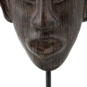 Decorative African resin figurine BigBuy Home image-2
