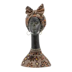 Decorative African resin figurine BigBuy Home image-0