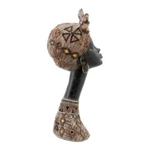 Decorative African resin figurine BigBuy Home image-1