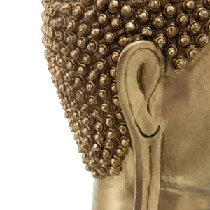 Decorative buda head figurine BigBuy Home image-5