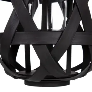 Candeliere a lanterna in bambù BigBuy Home image-5