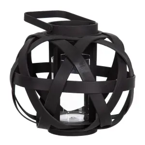 Candelabro linterna de bambú BigBuy Home image-0