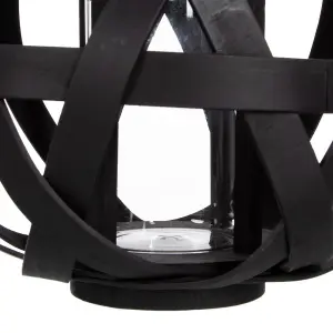 Candelabro linterna de bambú BigBuy Home image-4