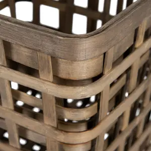 Bamboo baskets BigBuy Home (x3) image-5