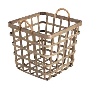 Bamboo baskets BigBuy Home (x3) image-4