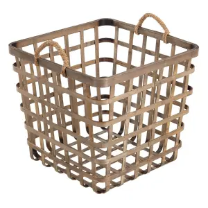 Bamboo baskets BigBuy Home (x3) image-2