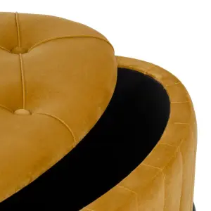 Pufe em tecido sintético BigBuy Home image-4