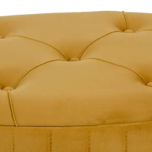 Pufe em tecido sintético BigBuy Home image-6