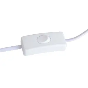 Lampe de bureau en lin céramique BigBuy Home image-1