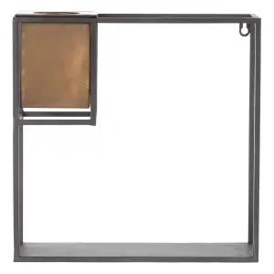 scaffale per fioriere in metallo BigBuy Home image-1
