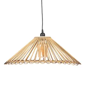 Bamboo suspension BigBuy Home 220 V 240 V 60 W (x2) image-0