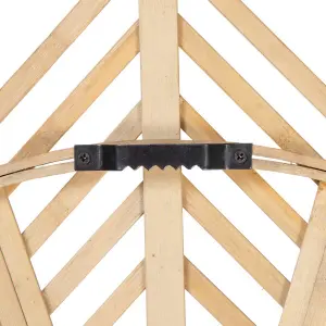 Wandspiegel aus Bambus BigBuy Home image-2