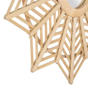 Wandspiegel aus Bambus BigBuy Home image-4