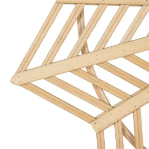 Wandspiegel aus Bambus BigBuy Home image-5