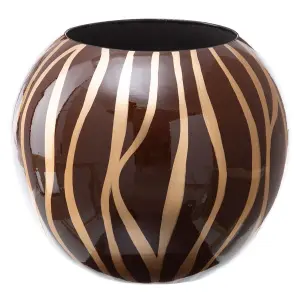 Ceramic vase BigBuy Home Zèbre image-0