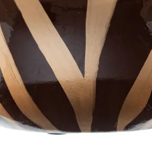 Ceramic vase BigBuy Home Zèbre image-4