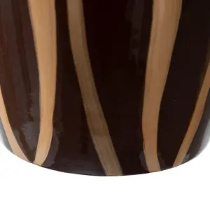 Ceramic vase BigBuy Home Zèbre image-4