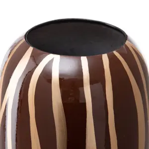 Ceramic vase BigBuy Home Zèbre image-3