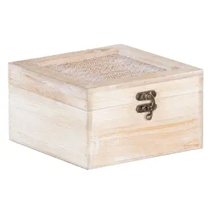 Dekorativní krabice BigBuy Home 20x20x12 cm DMF (x2) image-2