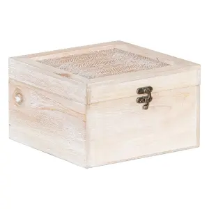 Dekorativní krabice BigBuy Home 20x20x12 cm DMF (x2) image-4