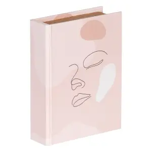 Dekorativ boks BigBuy Home 24x18x6 cm DMF (x2) image-5