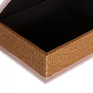 Dekorativ boks BigBuy Home 24x18x6 cm DMF (x2) image-6